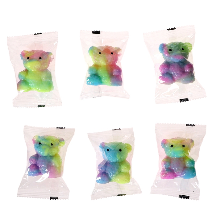 Мялка-антистресс &laquo;Мишка&raquo;, цвета МИКС