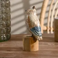 Cувенир &laquo;Сова на пеньке&raquo;, 18 см, дерево