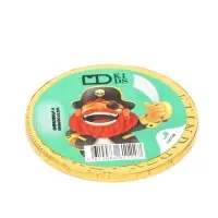 Медали шоколадные &laquo;Золото пиратов&raquo;, с наклейкой, 25 г