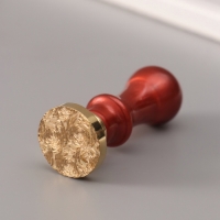 Печать для сургуча с пластиковой ручкой "Розы" 6,3х2,5х2,5 см