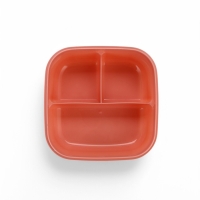 Ланч-бокс с клапаном, 3 секции, "Хомячок", 14 х 14 х 5 см