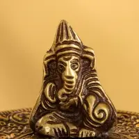 Подставка под благовония "Ганеша" латунь 7 см