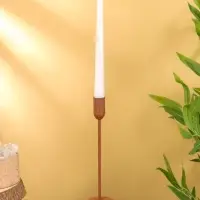 Подсвечник на 1 свечу текстурный "Бисквит" 8х8х25,5 см