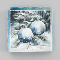 Коробка для печенья, &laquo;Чудеса случается&raquo;, 12&times;12&times;3 см, Новый год