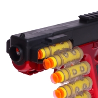 Пистолет &laquo;Глок&raquo;, стреляет мягкими пулями, ленточная подача