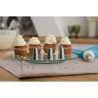 Набор кондитерский, 7 предметов: 2 мешка, 4 насадки d=2,5 см, адаптер