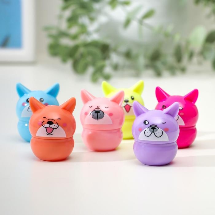 Бальзам для губ &laquo;Пёсик&raquo;, микс цветов и ароматов