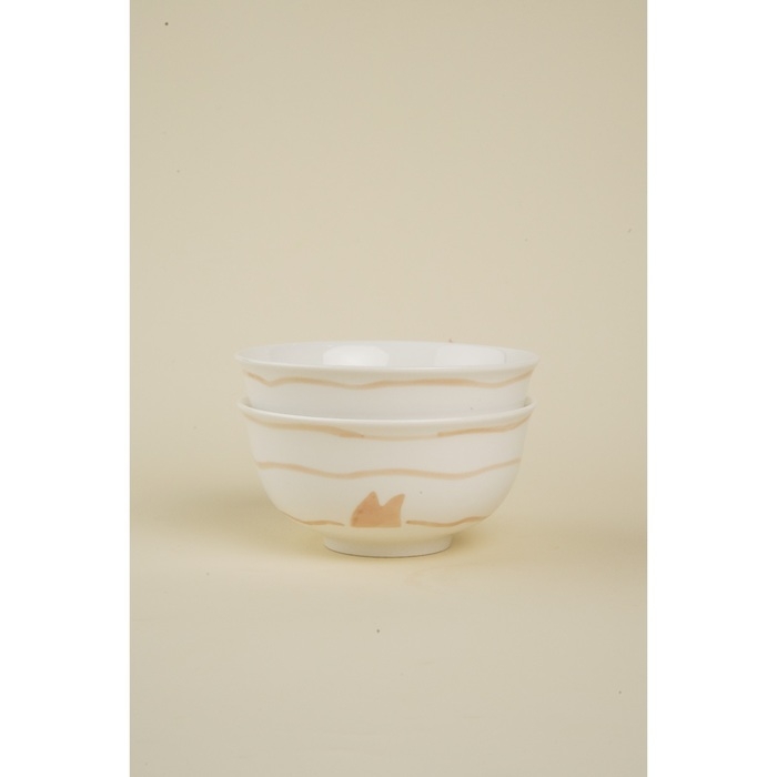 Набор салатников фарфоровых SL Home &laquo;Гатто&raquo;, 700 мл, d=15 см, цвет белый