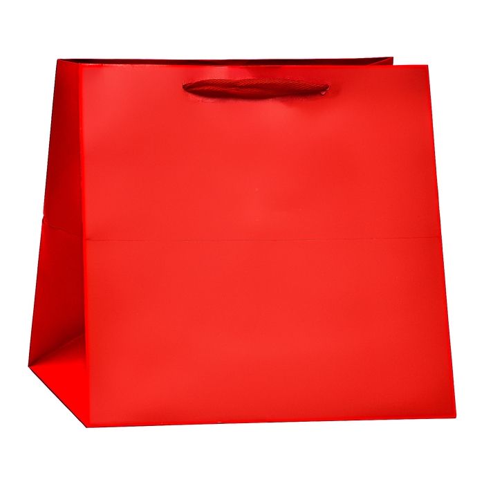 Пакет под торт, 30 х 30 х 30см, красный, 1шт