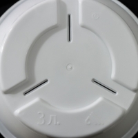 Горшок для цветов с поддоном &laquo;Афина&raquo;, 3 л, пластиковый, цвет белый