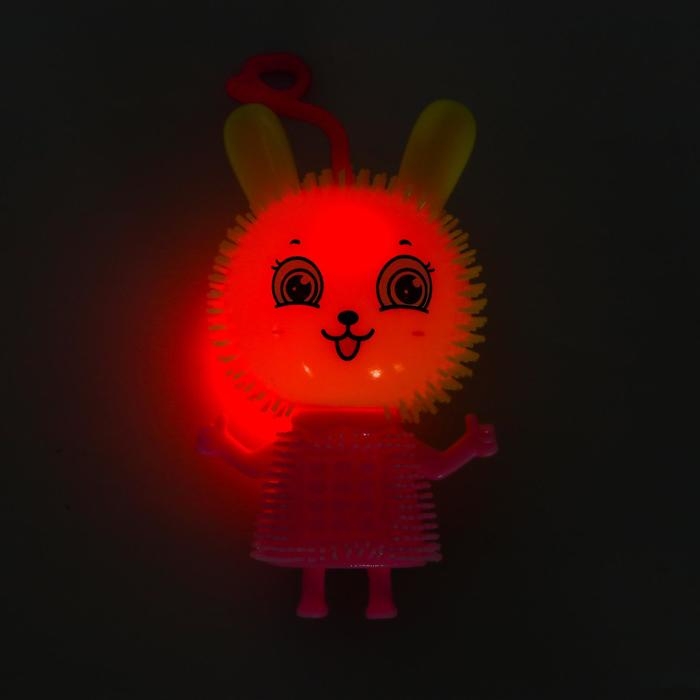 Ёжка &laquo;Зайка&raquo; световой, цвета МИКС