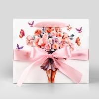 Пакет ламинированный с лентой &laquo;Расцветай&raquo;, ML 27 х 11.5 х 23 см