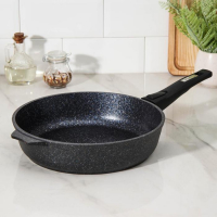 Сковорода &laquo;Гранит Star&raquo;, d=28 см, съёмная ручка, антипригарное покрытие, тёмно-синий