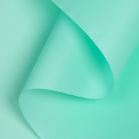 Пленка для цветов, матовая, аквамариновый, 58 см х 10 м