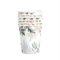 Набор бумажной посуды одноразовый Природа&raquo;, 6 стаканов, 6 тарелок