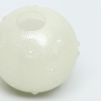 Игрушка для собак, светящаяся в темноте, "Шар с пупырками", 5,5 см