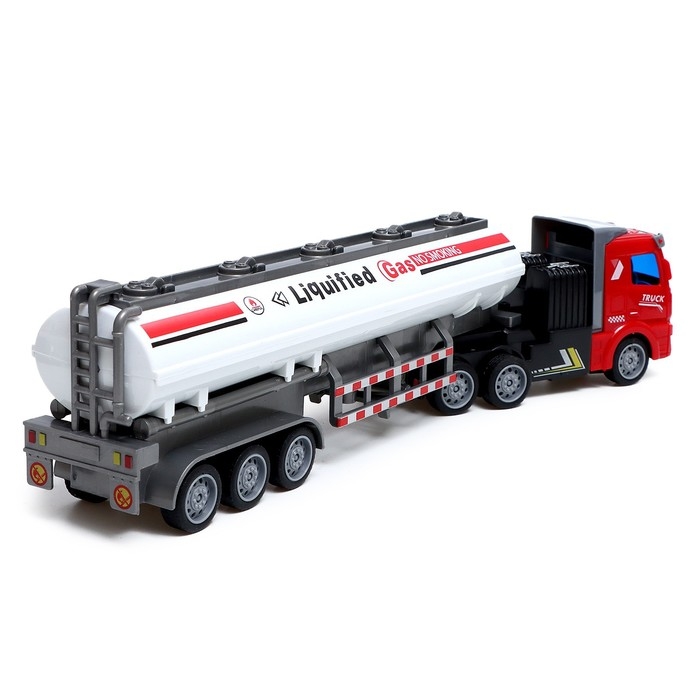 Грузовик радиоуправляемый &laquo;Бензовоз&raquo;, масштаб 1:48, свет, работает от аккумулятора