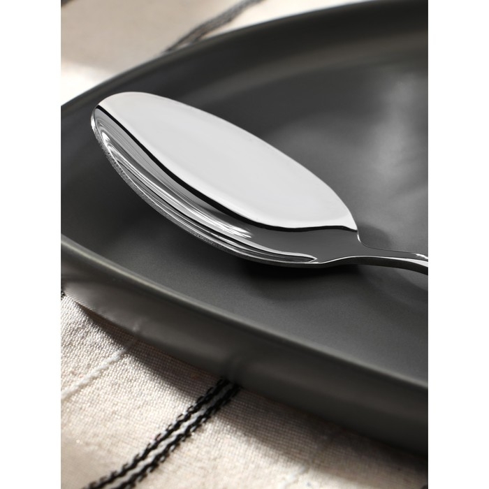 Ложка столовая из нержавеющей стали Magistro &laquo;Блинк&raquo;, длина 22 см, цвет серебряный