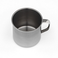 Кружка Доляна &laquo;Мэйли&raquo;, 550 мл, d=9.5 см, толщина 0.33 мм, нержавеющая сталь, хромированная