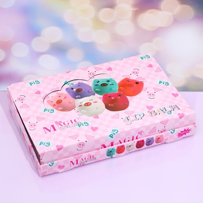 Бальзам для губ &laquo;Мини-пиг&raquo;, микс цветов и ароматов