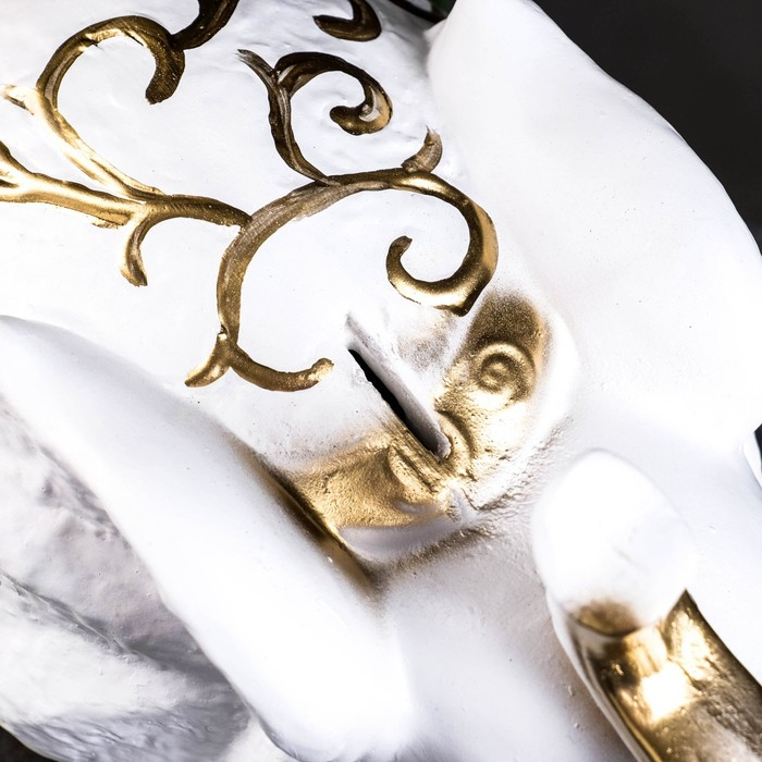 Копилка "Слон со слонёнком" золотой, 16х33х25см МИКС