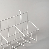 Корзина под семена на сетку 59,5&times;10&times;13 см, цвет белый