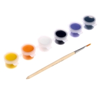 Картина по номерам на хеллоуин для детей &laquo;Девочка с косичками&raquo;, 21 х 15 см