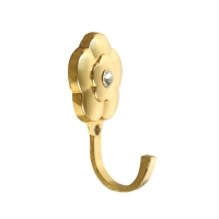 Крючок однорожковый для штор CAPPIO KC117, цвет золото, 2 шт