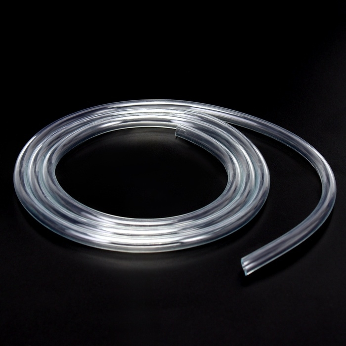 Трубка-шланг для компрессора силиконовая, &Oslash; 4 мм, 1 м, прозрачная