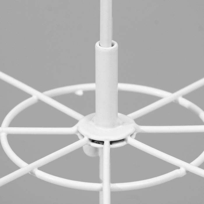 Вертушка, 2 яруса по 8 крючков, 21,5&times;21,5&times;41 см, цвет белый