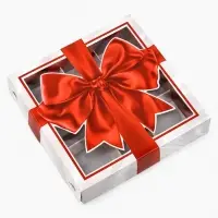 Коробка под 9 конфет со скретч-слоем &laquo;Бант&raquo;, 14.5 х 14.5 х 3.5 см