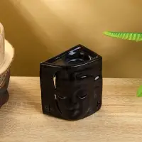 Аромалампа &laquo;Маска&raquo;, 11&times;9&times;6 см, керамика, тёмно-коричневая