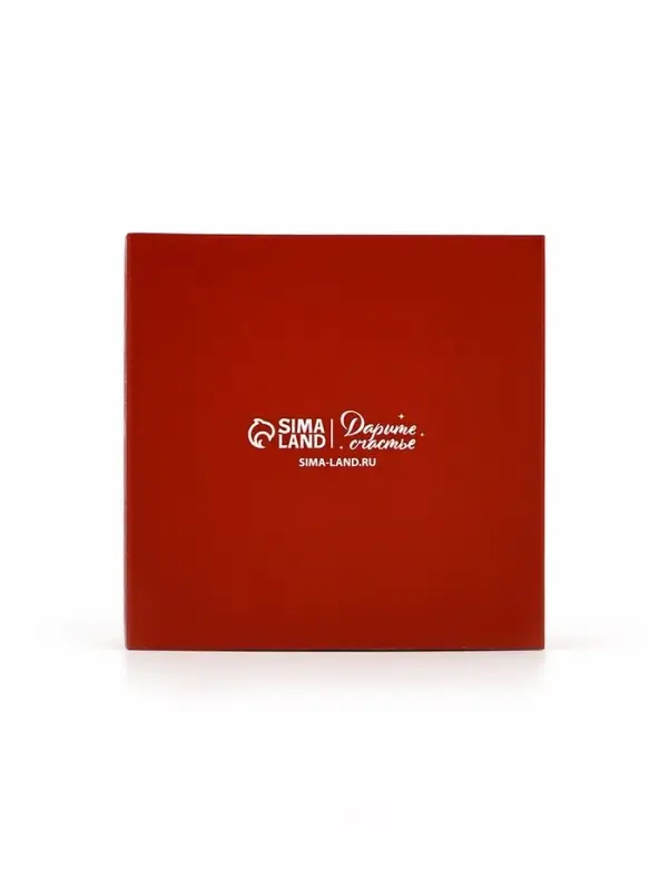 Коробка под бижутерию &laquo;Красная&raquo;, 7.5 х 7.5 х 3 см