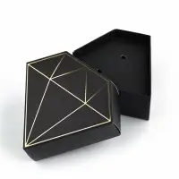 Коробка подарочная под бижутерию &laquo;Чёрная, тиснение&raquo;, 10 х 9 х 3.5 см