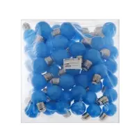 Лампа светодиодная Luazon Lighting &laquo;Шар&raquo;, G45, Е27, 1.5 Вт, для белт-лайта, свечение синее