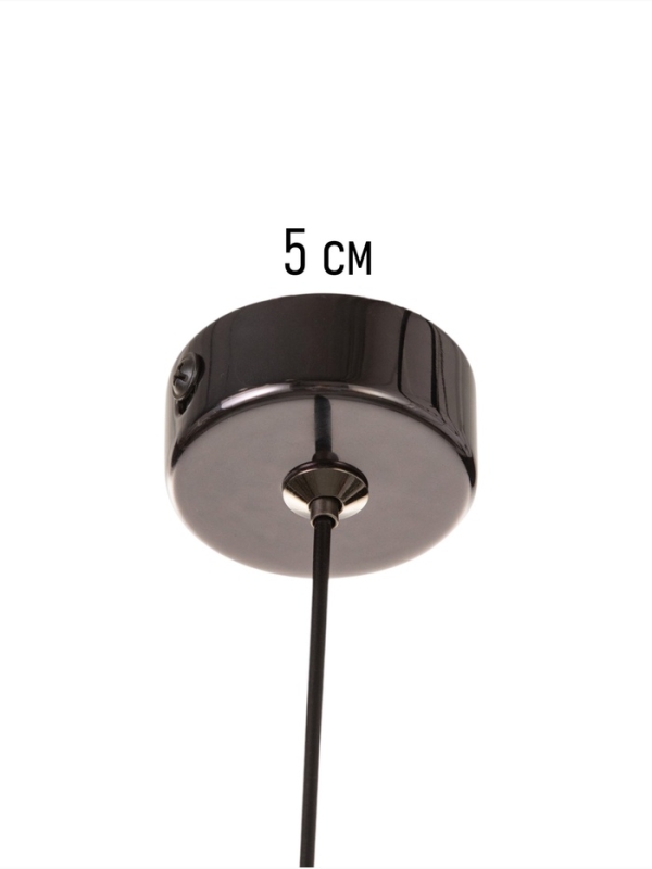 Светильник "Лёд" 5Вт черный 4х4х28+200см