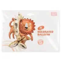 Воздушный шар фольгированный 3D 44" &laquo;Цирк. Лев&raquo;, только под воздух