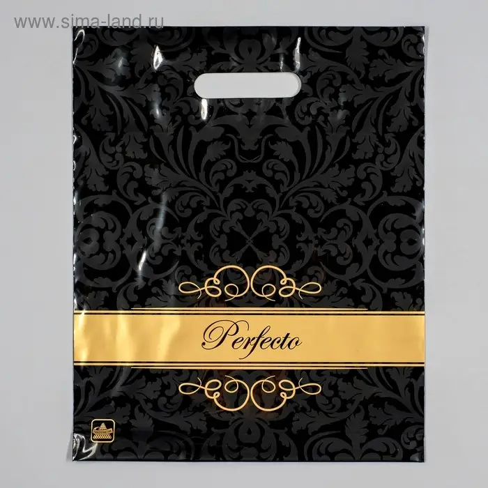 Пакет &laquo;Перфекто Шайн&raquo;, полиэтиленовый с вырубной ручкой, 90 мкм 30&times;37 см