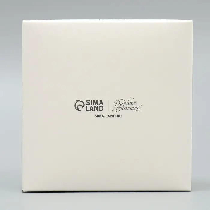 Коробка для кондитерских изделий с пластиковой крышкой &laquo;С Новым годом&raquo;, 12 х 6 х 11.5 см