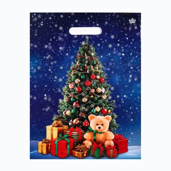 Пакет "Магия торжества", полиэтиленовый с вырубной ручкой, 40х31 см.