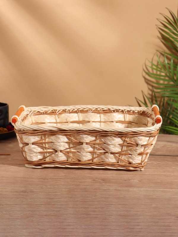 Корзина плетеная 30x22x11 см, ротанг