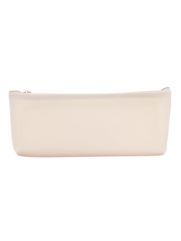 Пенал школьный на молнии Собачка  Серый