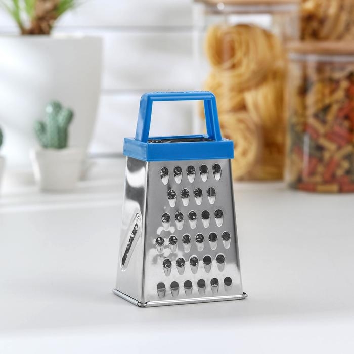 Тёрка четырёхгранная Доляна &laquo;Классика&raquo;, 15 см, цвет МИКС