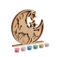 Роспись по дереву &laquo;Единорог&raquo;