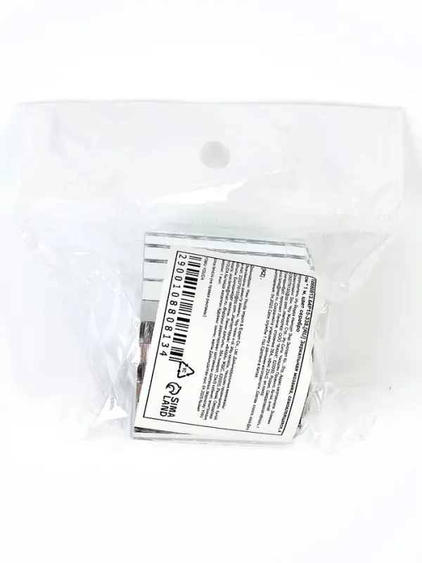 Зеркальная мозаика, самоклеящаяся, 4 см * 1 м, цвет серебро