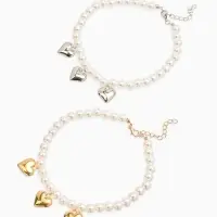 Обвес на штаны &laquo;Сердечки&raquo;, набор 2 шт. цветной