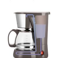 Кофеварка электрическая капельная КТ-7395 - 650 Вт