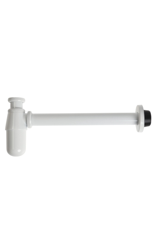 Сифон ZEIN engr, для раковины, бутылочный, 1 1/4" х 32 мм, цинк, белый