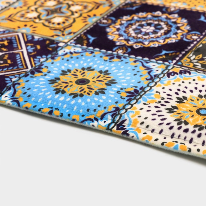 Коврик для ванной и туалета &laquo;Богемия&raquo;, 45&times;120 см, мозаика