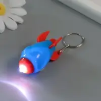 Фонарик свет на кольце "Ракета" LR41x3 шт МИКС 2,7х2,7х5 см